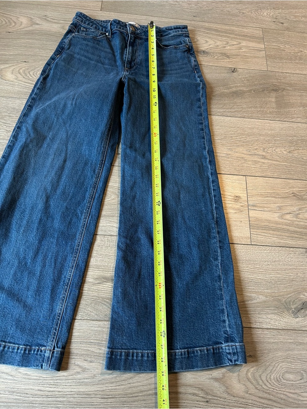 PAIGE Harper Wide Leg High-Rise Blue Women's Jeans Size 29 - Picture 7 of 15